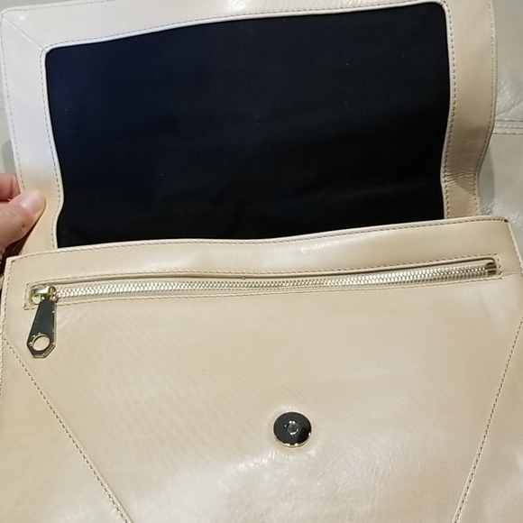 NEW Rebecca Minkoff collection cream leather bag - Picture 3 of 11